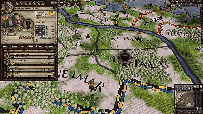 Crusader Kings II: Dynasty Shields Charlemagne