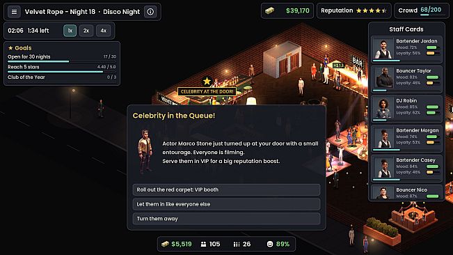 Velvet Rope: Nightclub Manager