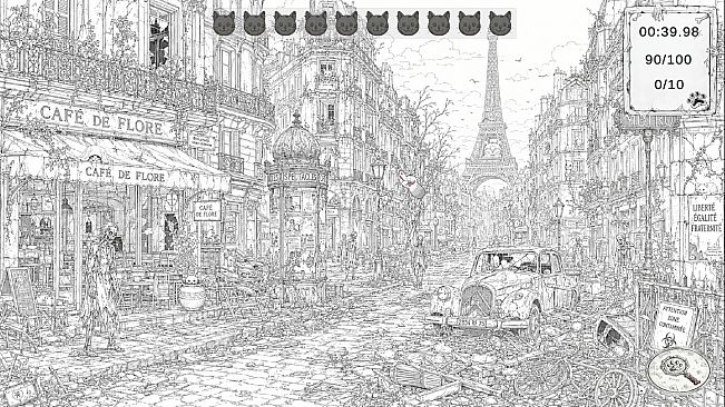 Zombie Mystery: 100 Hidden Cats