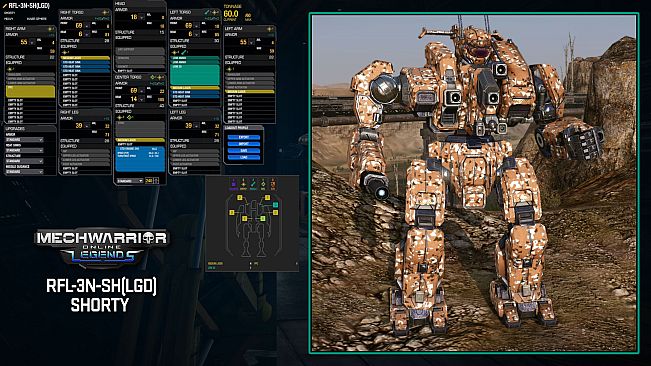 MechWarrior Online - Shorty and Lizzie Legendary Mech Pack