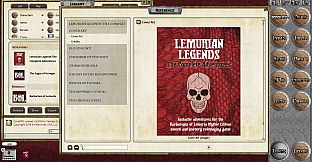 Fantasy Grounds - Lemurian Legends: The Complete Adventures (Barbarians of Lemuria)