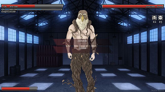 Winter's empty mask - Boss Rush