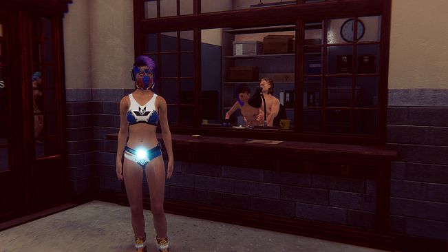 Cyberpunk women for Fuck in police