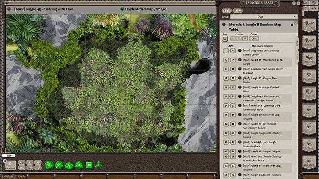 Fantasy Grounds - Meanders Map Pack: Meredark Jungle II (Map Pack)