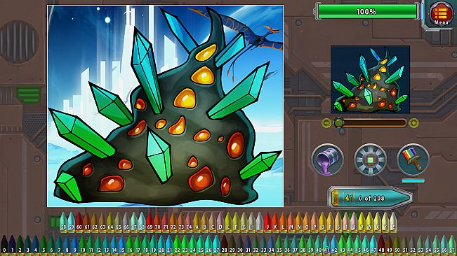 Paint By Numbers - Crystallus Planet