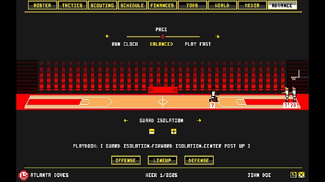 Retro Basketball Manager