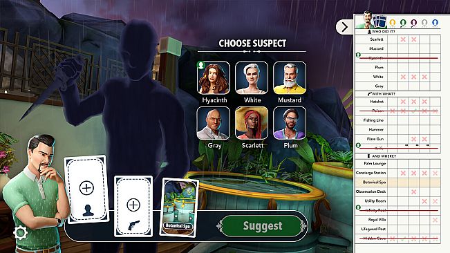 Clue/Cluedo: Black Adder Resort Crime Scene Bundle