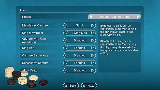 3in1 Game Collection: Backgammon + Checkers + Mills