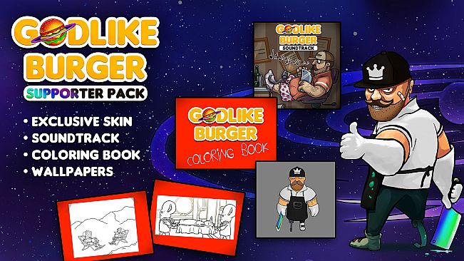 Godlike Burger - Supporter Pack