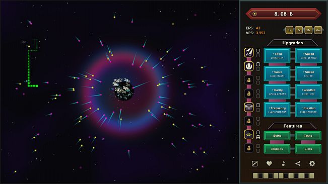 Auto Snakes in Outer Space