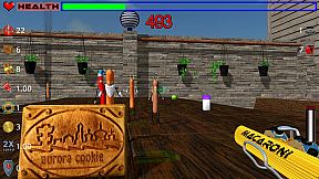 Die, zombie sausage, die!