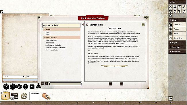 Fantasy Grounds - COCAINE OWLBEAR A Savage Worlds Adventure