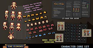 RPG Maker MV - Time Elements - Character Core Set