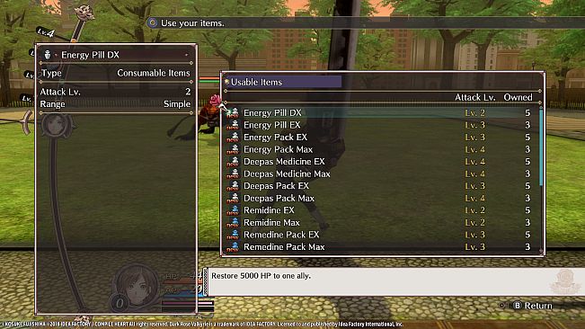 Dark Rose Valkyrie: PV Serial Display Campaign Item Set