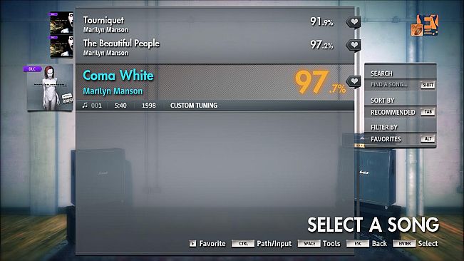 Rocksmith 2014 Edition – Remastered – Marilyn Manson - “Coma White”