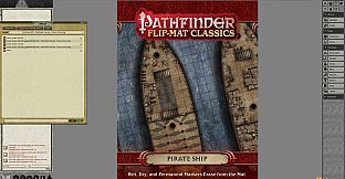 Fantasy Grounds - Pathfinder RPG - Pathfinder Flip-Map - Classic Pirate Ship