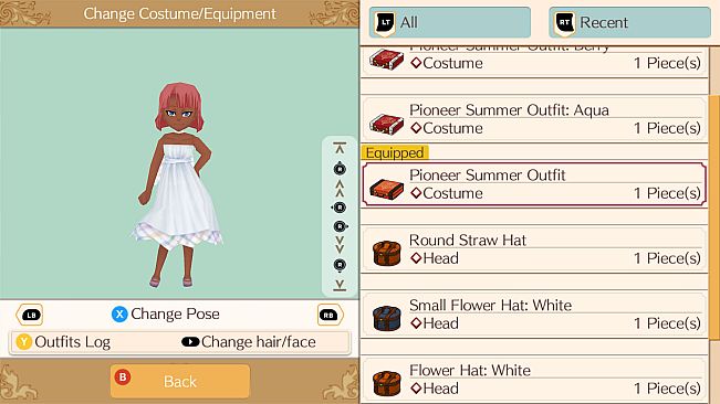 Frontier Summer Clothes Set - WorldNeverland - Daily Life in the Elnea Kingdom - Another Life Adventure