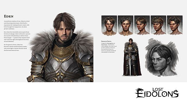 Lost Eidolons - Artbook & World Map