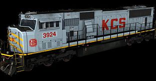 Trainz 2022 DLC - Kansas City Southern - EMD SD70MAC - Grey