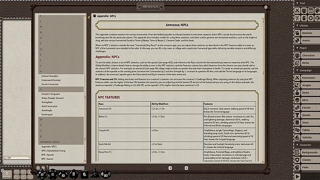 Fantasy Grounds - Tome of Beasts 3 for 5th Edition