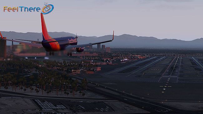 X-Plane 11 - Add-on: FeelThere - KLAS - Las Vegas International Airport