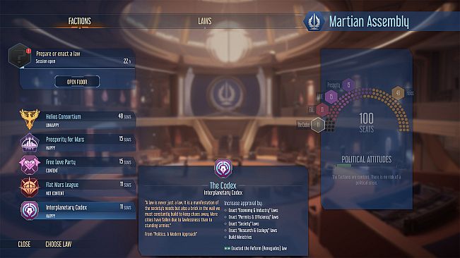 Surviving Mars: Relaunched - Interplanetary Codex