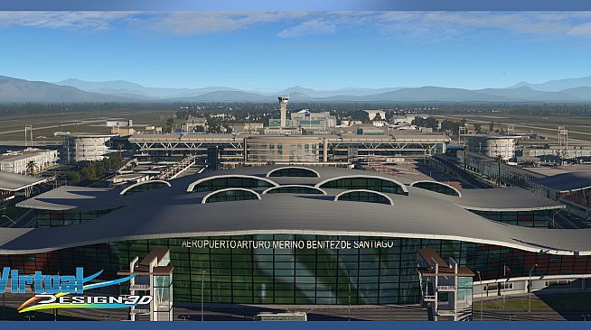 X-Plane 11 - Add-on: Aerosoft - SCEL Intl. Airport & Santiago City 2020