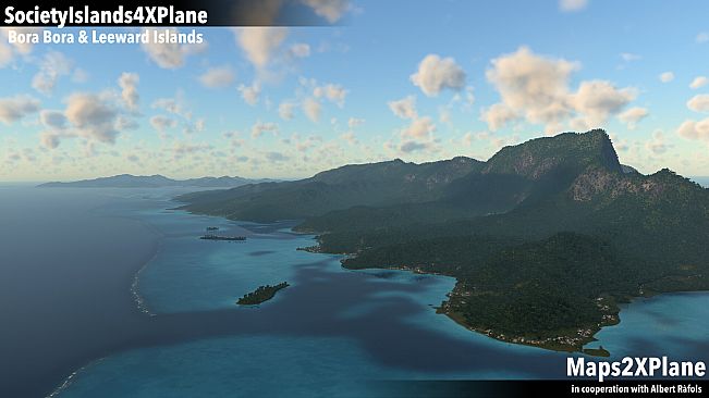 X-Plane 12 Add-on: Aerosoft - Society Islands XP - Bora Bora & Leeward Islands