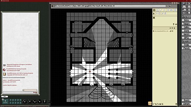 Fantasy Grounds - D&D Classics: D3 Vault of the Drow (1E)