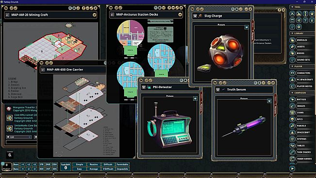 Fantasy Grounds - Traveller - Solomani Adventure 1: Mysteries on Arcturus Station