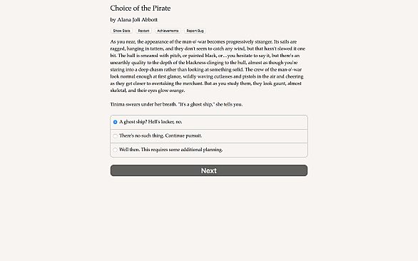 Choice of the Pirate