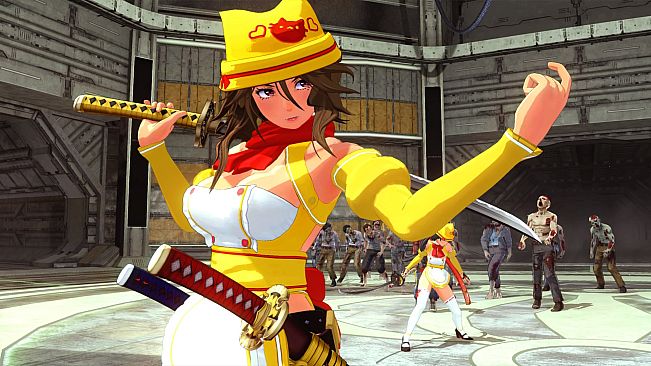 OneeChanbara ORIGIN - Exclusive Aya Costume: Dream Hostess Aya Omelet Yellow