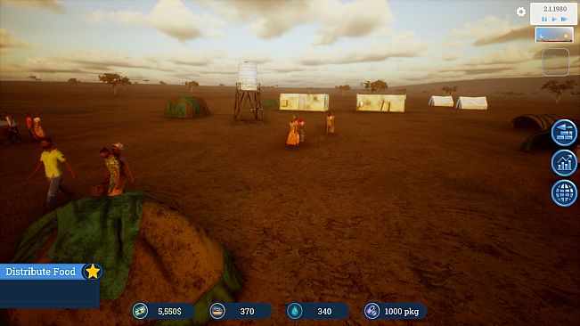Building Hope - Refugee Camp Simulator