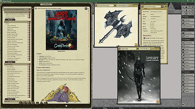 Fantasy Grounds - Loot Found on the Dungeon Floor