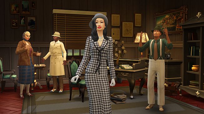 The Sims 4 Silver Screen Style Kit