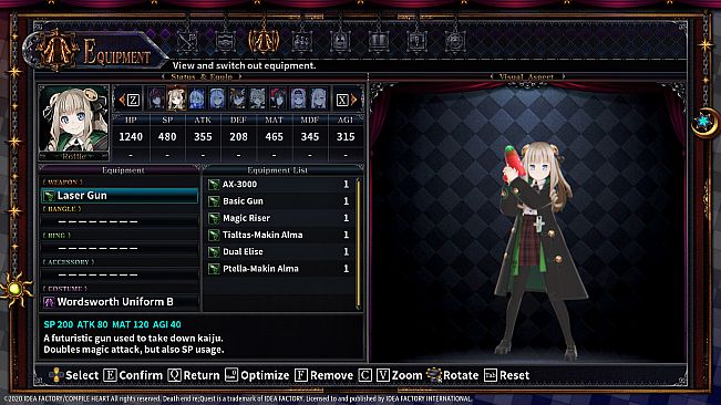 Death end re;Quest 2 - Gag Weapon Set 1