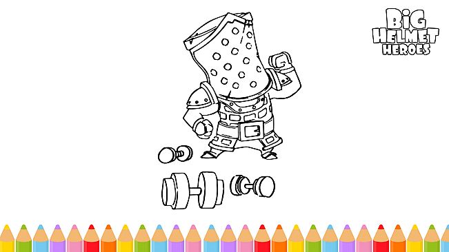 Big Helmet Heroes - Coloring Book