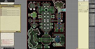 Fantasy Grounds - Pathfinder RPG - Pathfinder Flip-Mat - Thornkeep Dungeon 2-pack