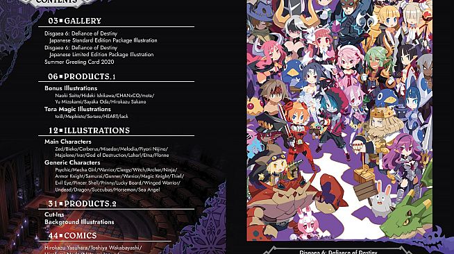 Disgaea 6 Complete - Digital Art Book