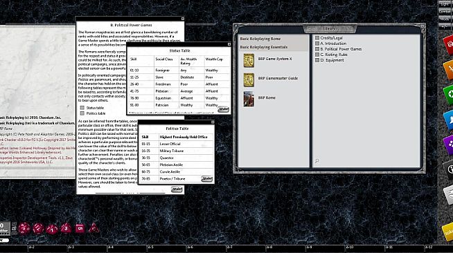 Fantasy Grounds - Rome (BRP)