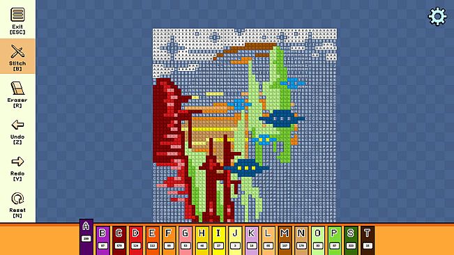 Pixel Cross Stitch - Alien Worlds Pack 3