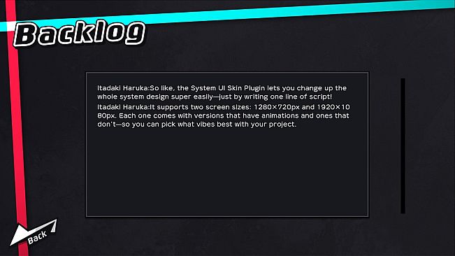 Tyrano Studio - System UI Skin Plugin #1