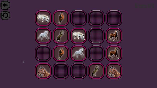 Animals Memory: Horses