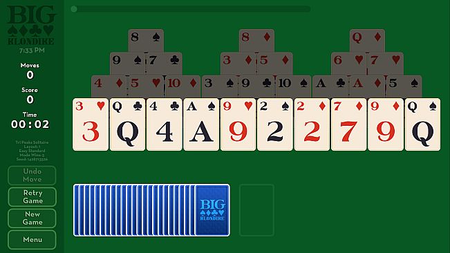 Big Klondike - Tri Peaks Solitaire