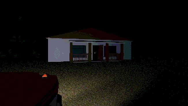 It lives under the house.