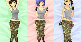 Army Gals - Dakimakuras #1