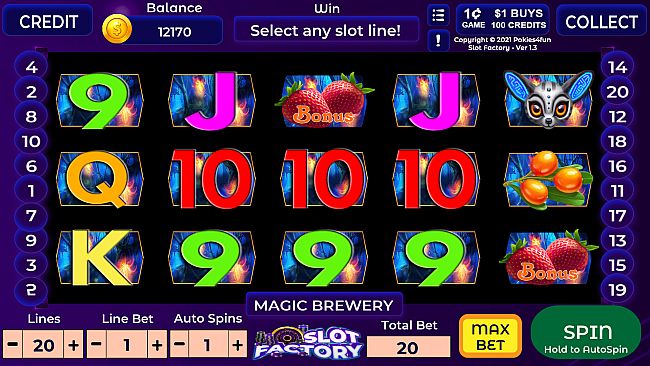 Slot Factory Create and Play - Magic Brewery