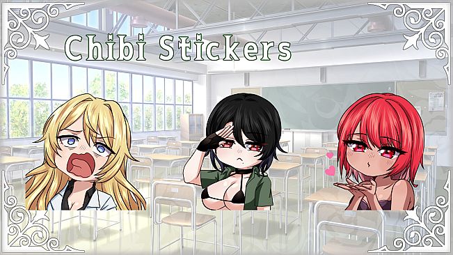 Doki Boki International Hentai Language School Chibi Stickers