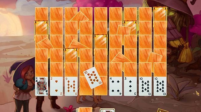 Sweet Solitaire. School Witch 2