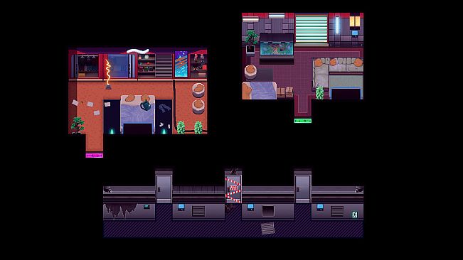 RPG Maker MZ - Winlu Cyberpunk Tileset - Interior